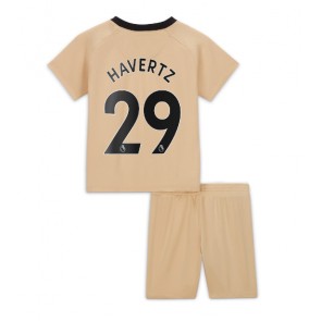 Chelsea Kai Havertz #29 babykläder Tredje Tröja barn 2022-23 Korta ärmar (+ Korta byxor)